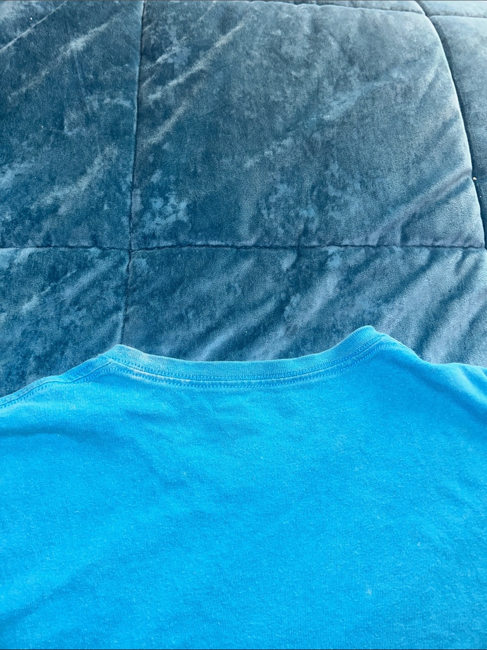 Liquid Blue Turquoise Grateful Dead Short Sleeve Tee - Picture 4 of 4